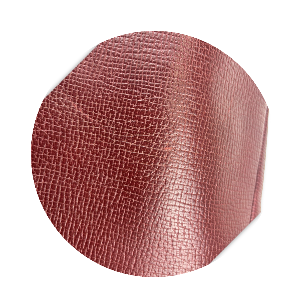 Loewe Burgundy Textured Leather Shoulder Bag