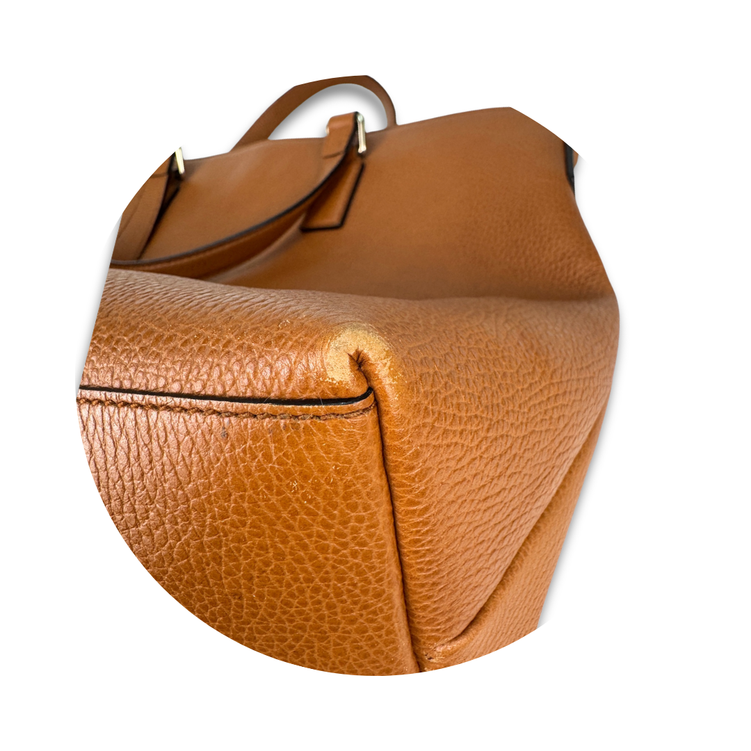 Gucci Brown Bamboo Leather Tote
