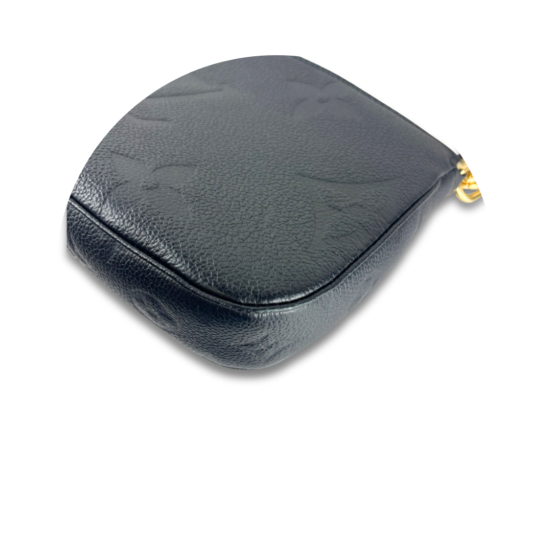 Louis Vuitton Black Empreinte Multi Pochette Accessoires