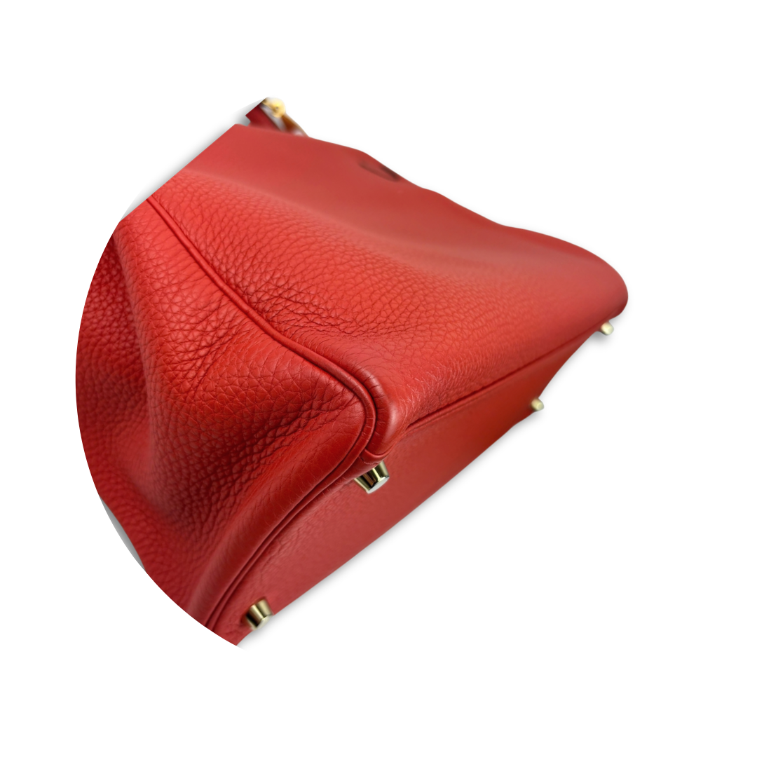 Hermès Togo Retourne Kelly 35 Red