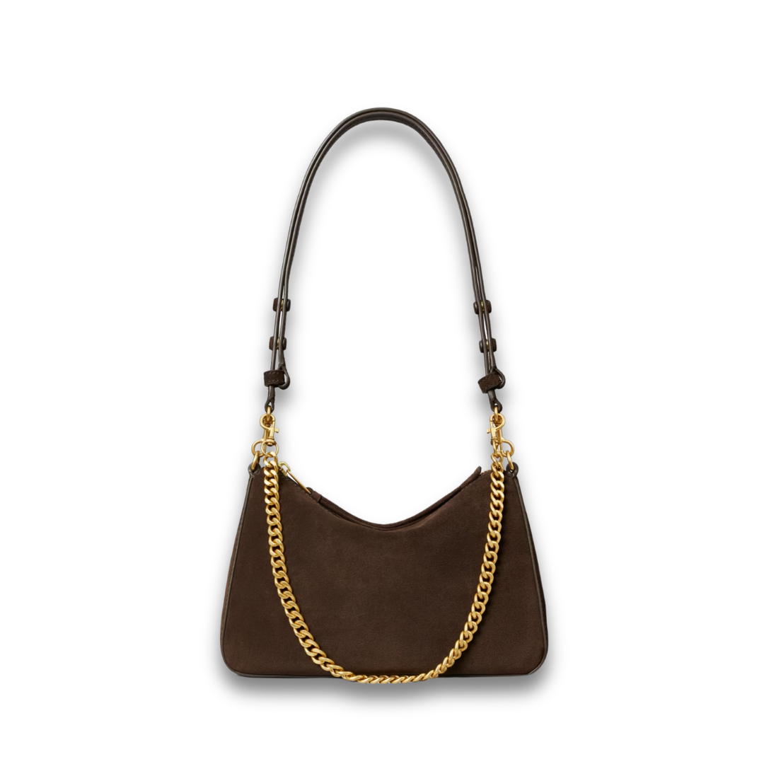 Tory Burch Perry Suede Small Shoulder Bag