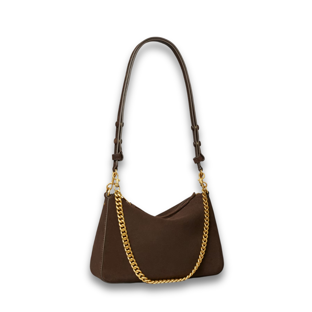 Tory Burch Perry Suede Small Shoulder Bag
