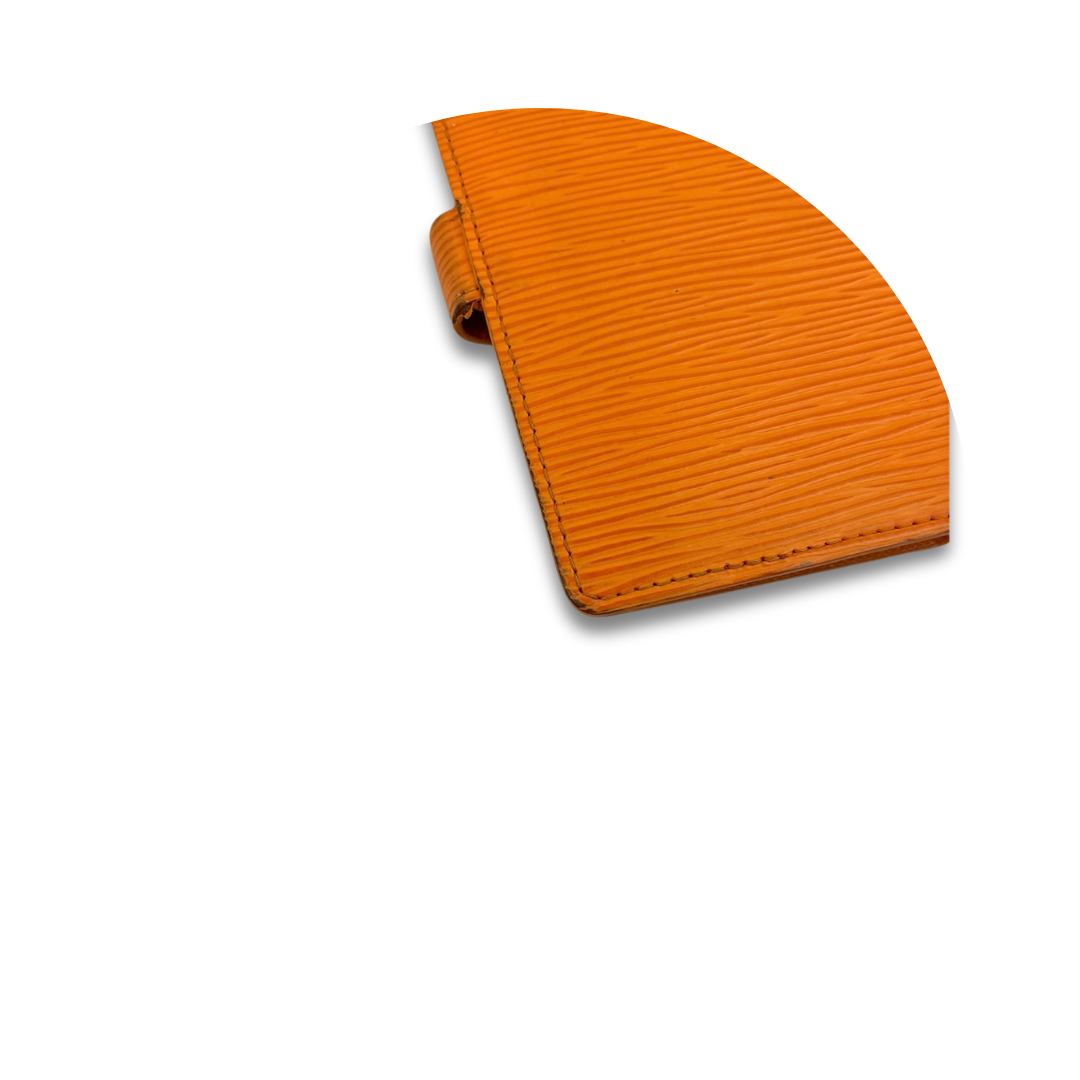 Louis Vuitton Orange Epi Leather Agenda PM