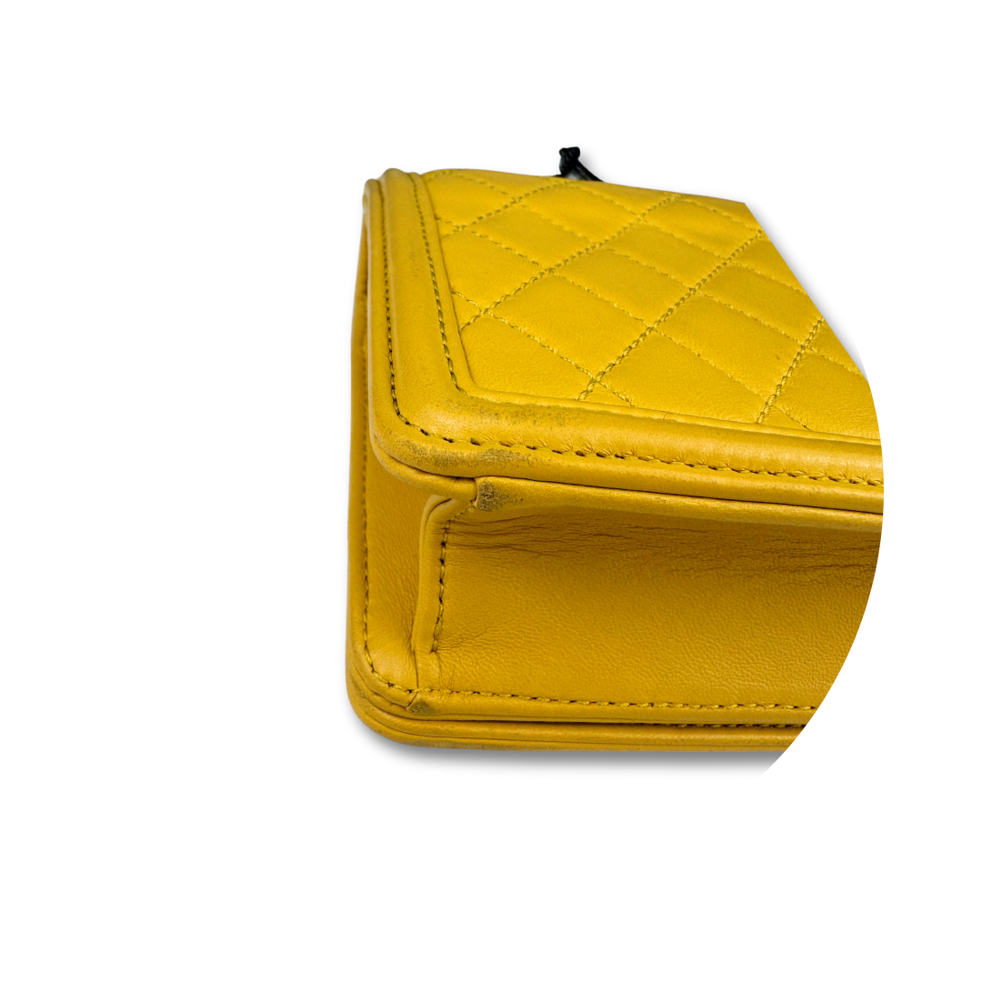 Chanel Yellow Boy Brick Flap Bag
