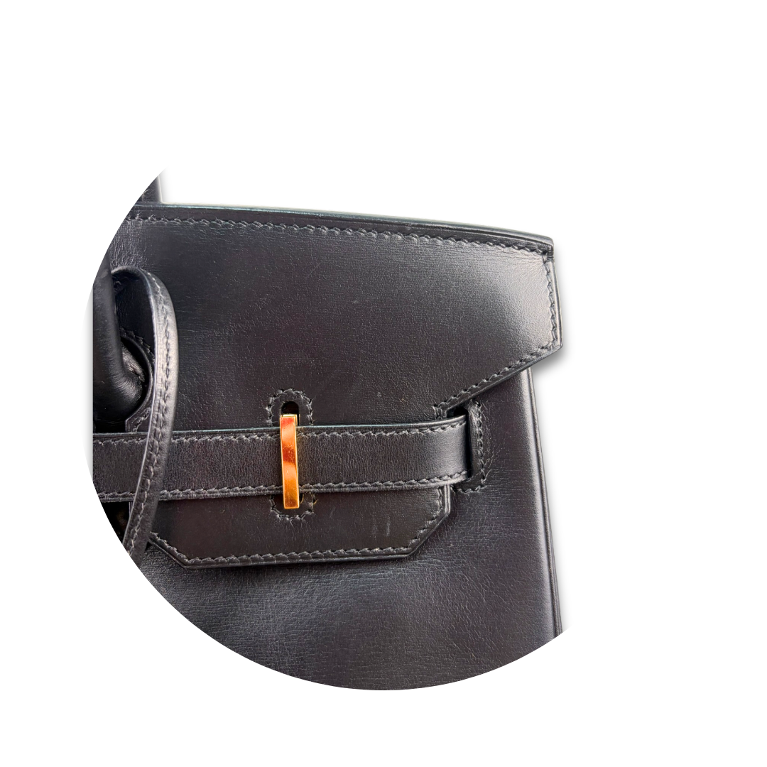Hermès Box Calf Birkin 35 Noir