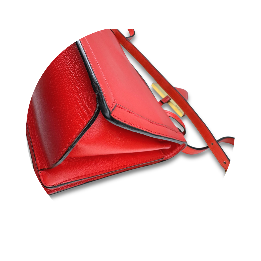 Loewe Red Barcelona Convertible Bag
