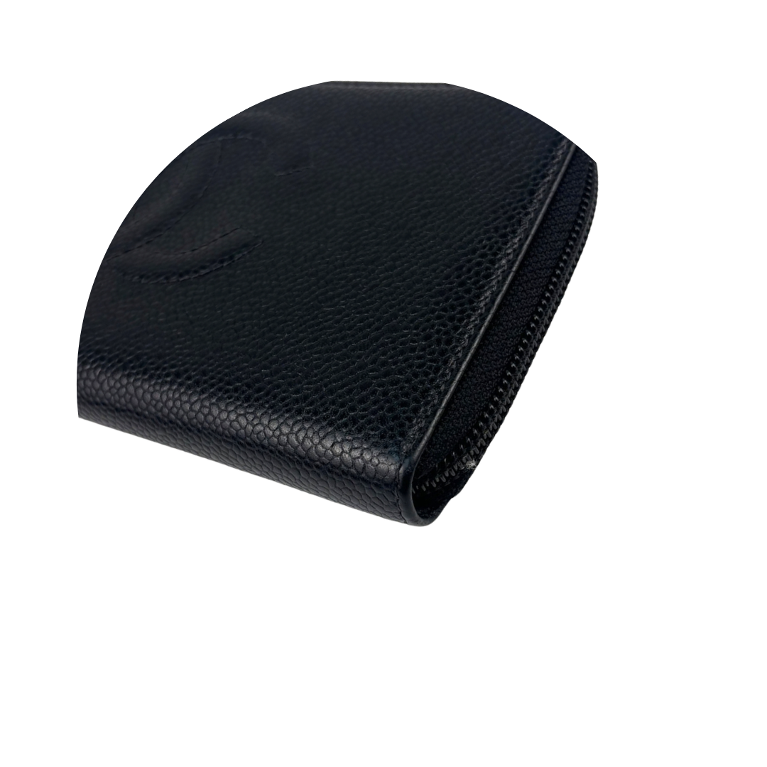 Chanel CC Timeless Zip Around Wallet