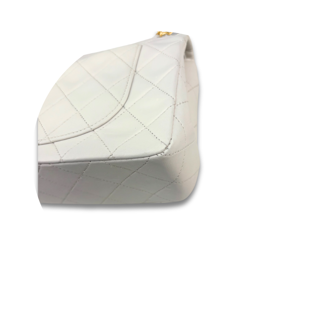 Chanel Classic White Small Double Flap