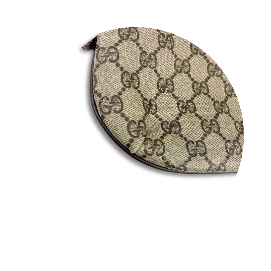 Gucci Brown GG Flat Crossbody