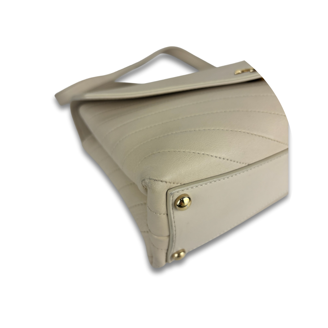 Chanel Cream Medium Coco Envelope Flap