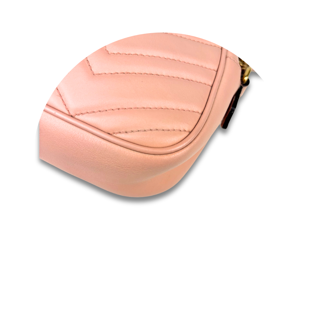 Gucci Pink Marmont Camera Bag