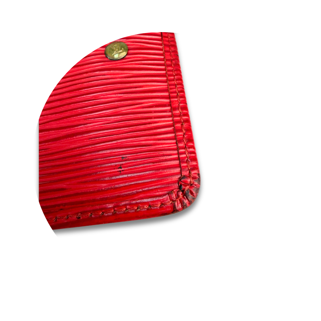 Louis Vuitton Red Epi Key Pouch