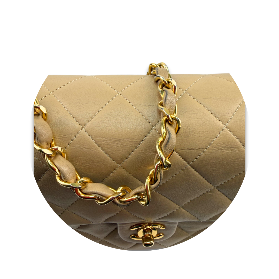 Chanel Classic Beige Small Square Single Flap