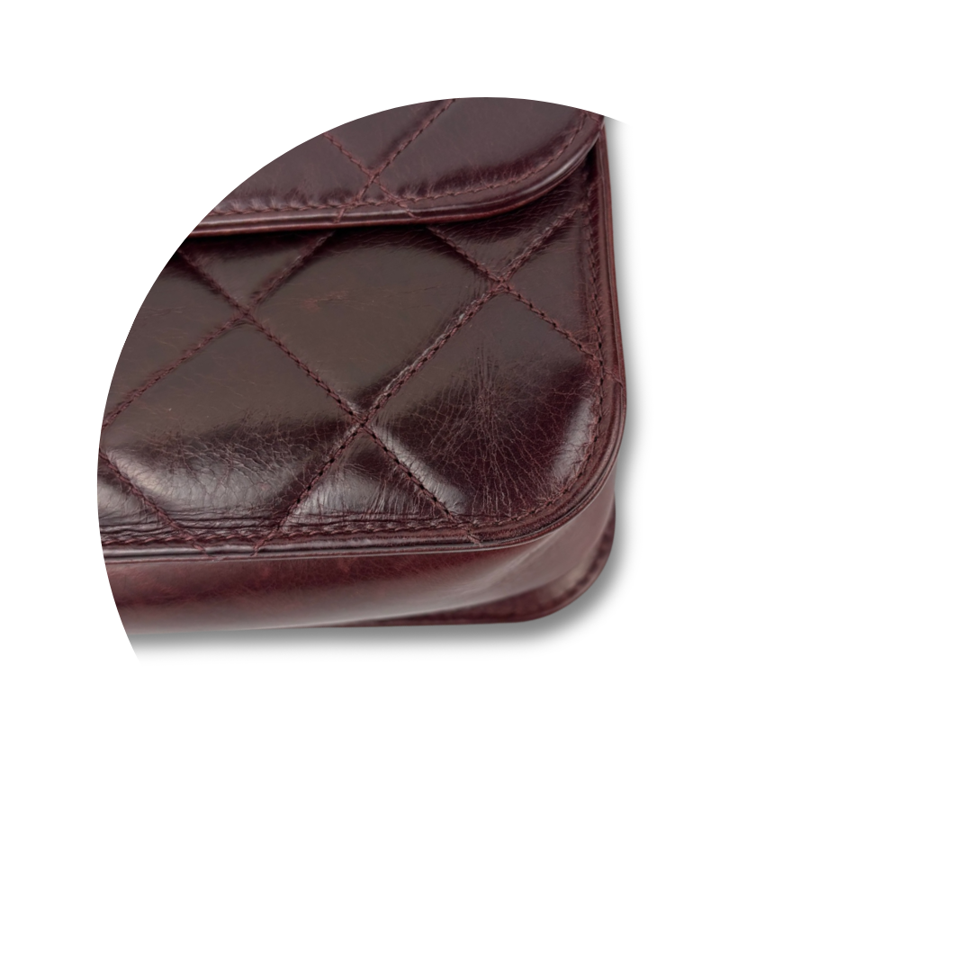 Chanel Burgundy Perfect Edge Flap Bag