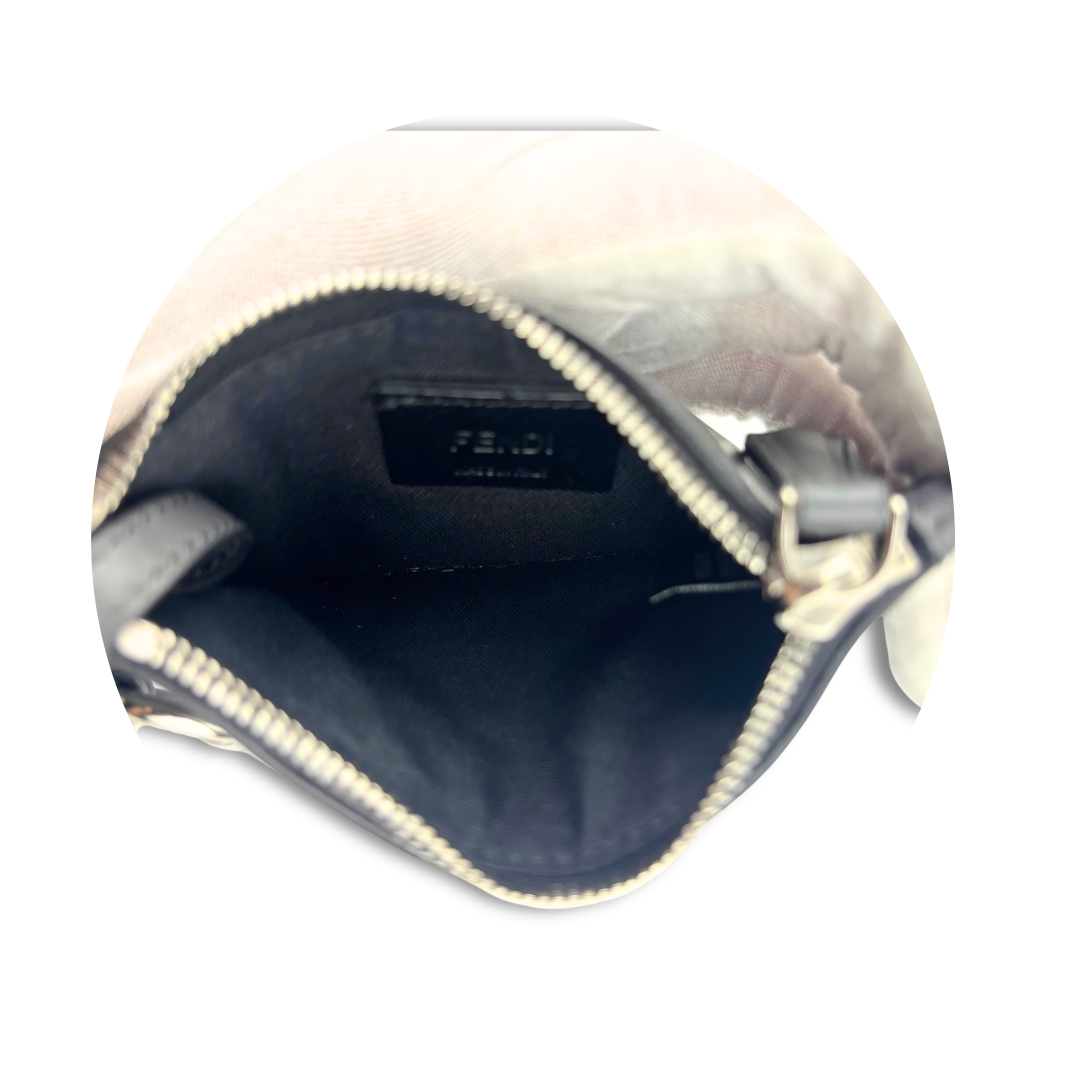 Fendi Faces Grey Card Holder