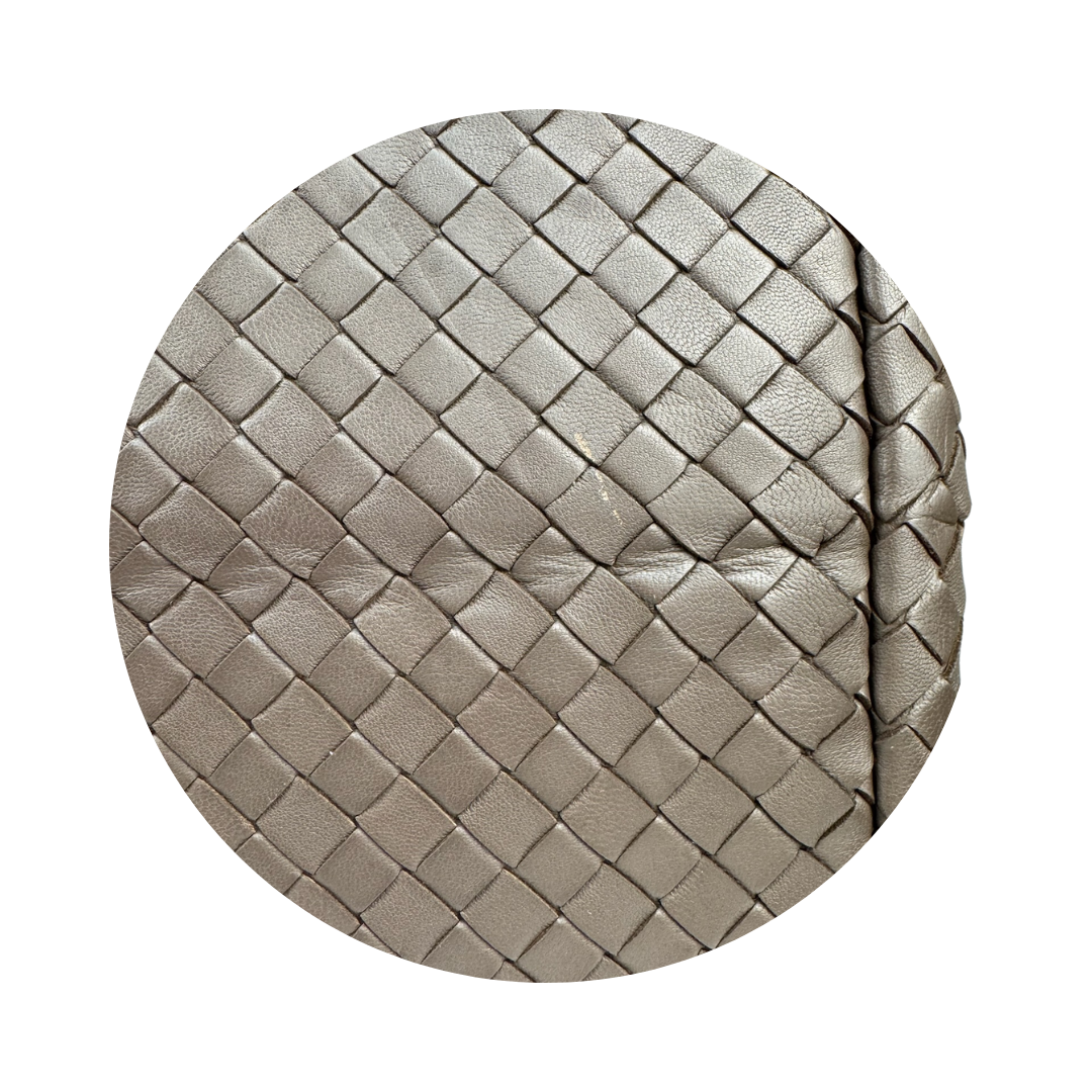 Bottega Veneta Taupe Intrecciato Shopping Tote