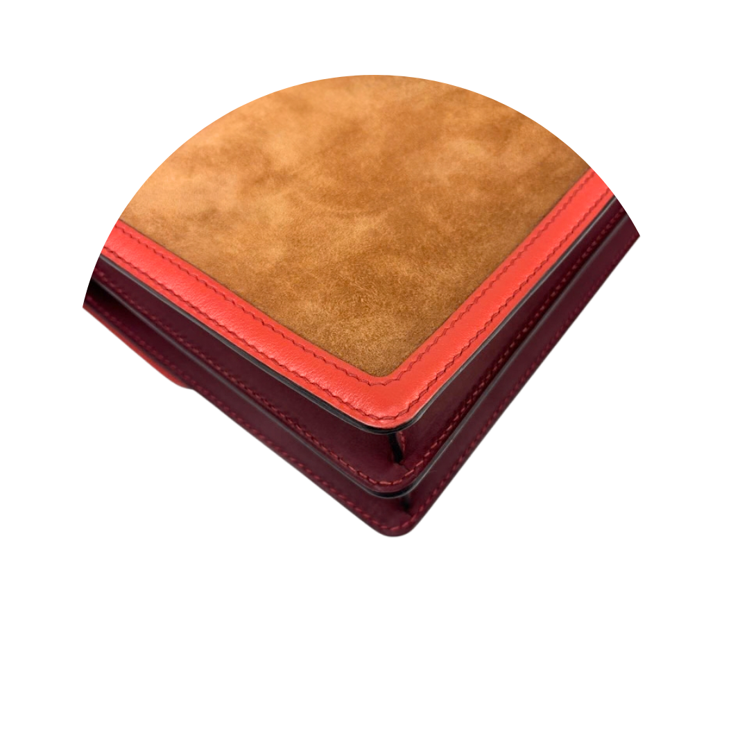 Hermès Suede Tricolor Roulis 23