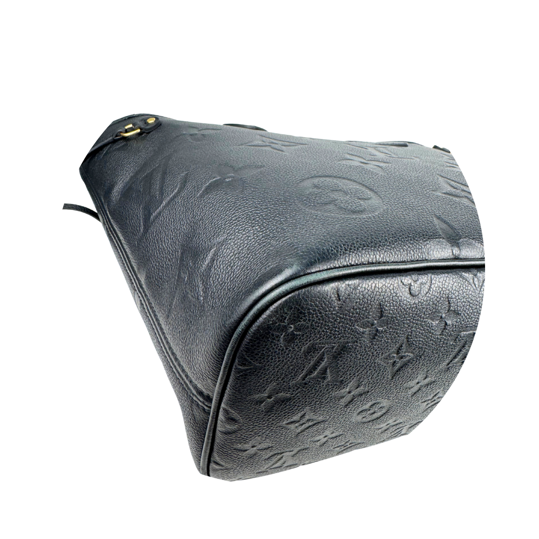 Louis Vuitton Black Giant Empreinte Neverfull MM