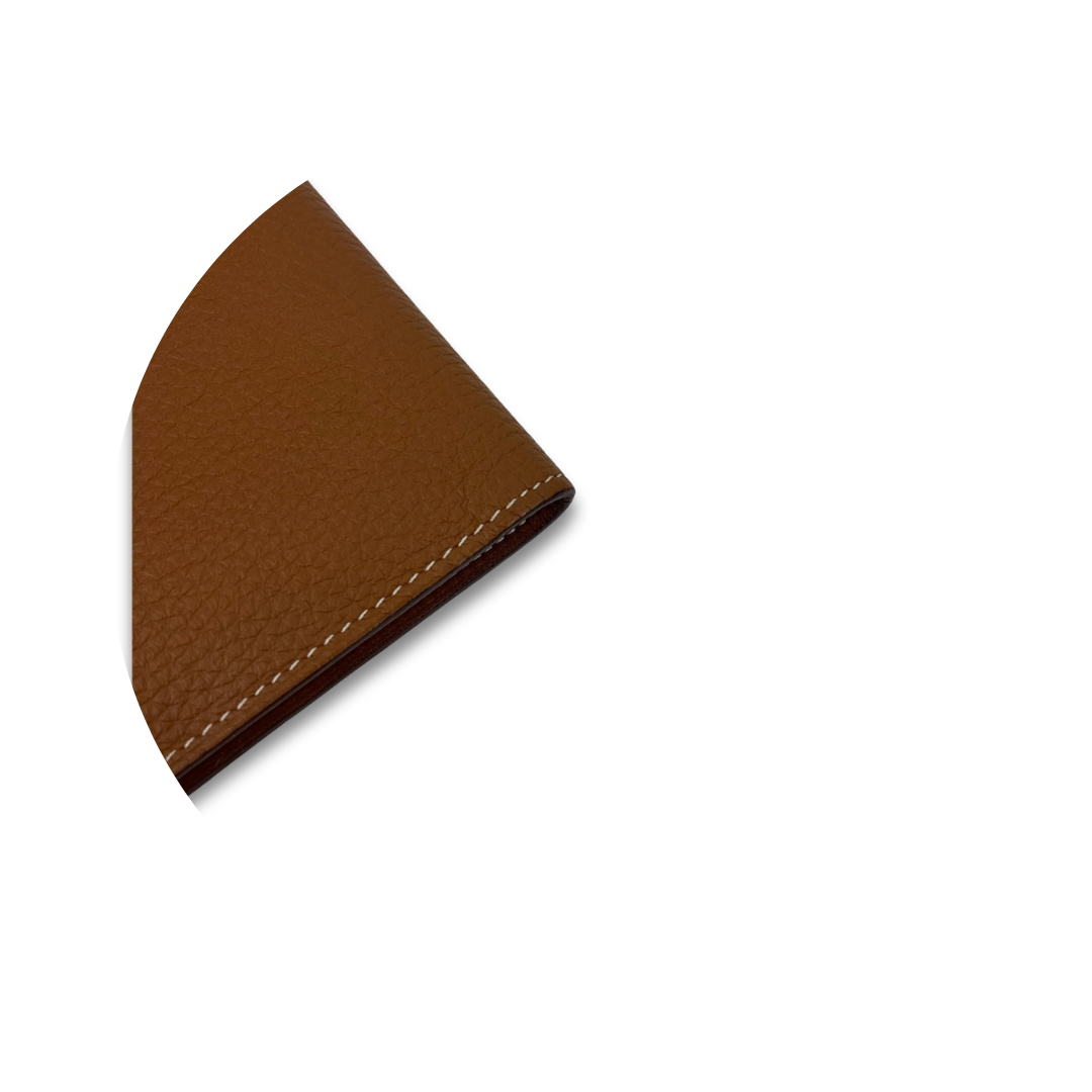 Hermès Clemence Dogon Duo Wallet Gold