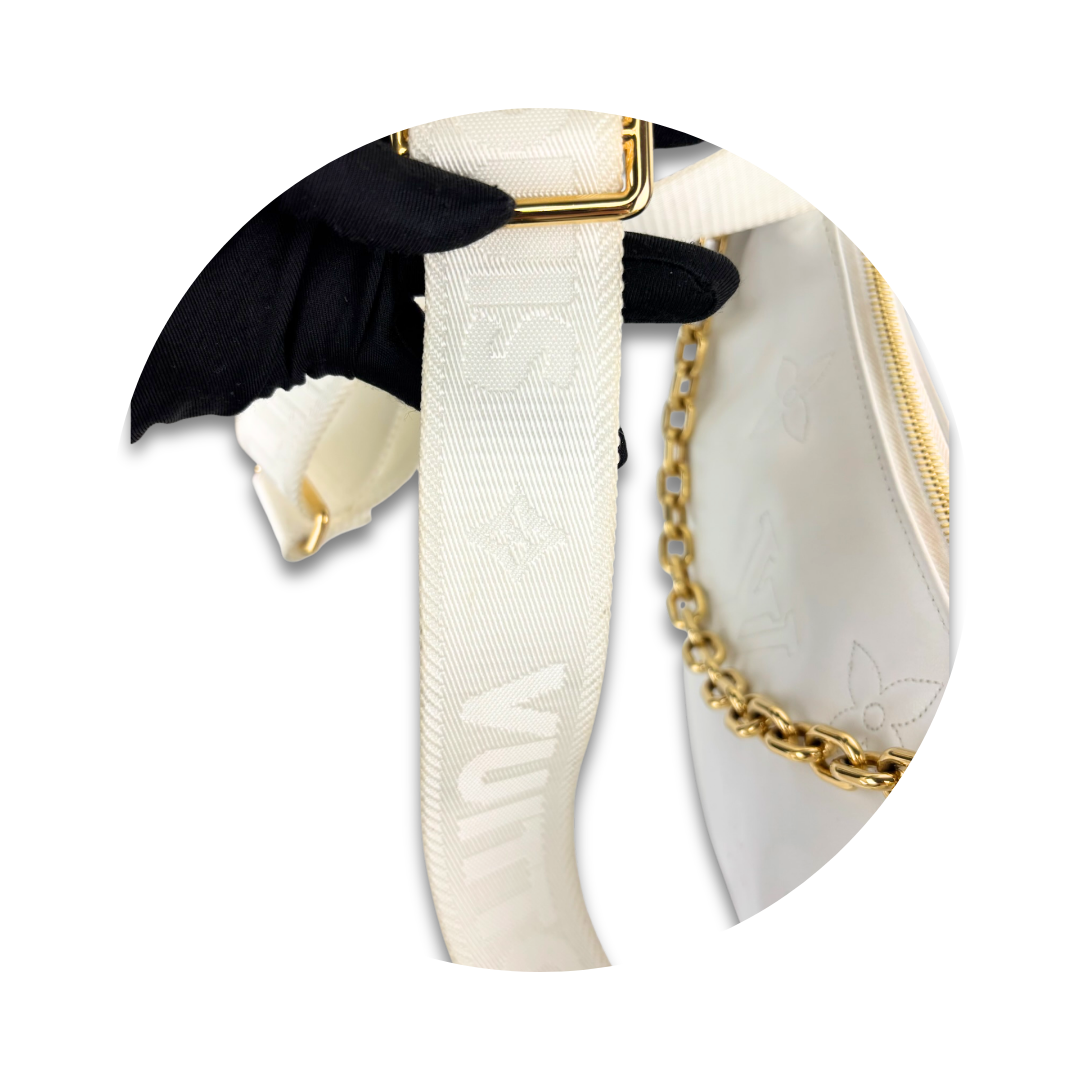 Louis Vuitton White Over The Moon Bag