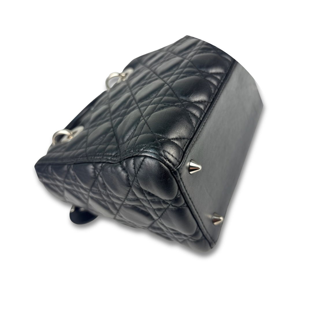 Dior Black Medium Lambskin Lady Dior
