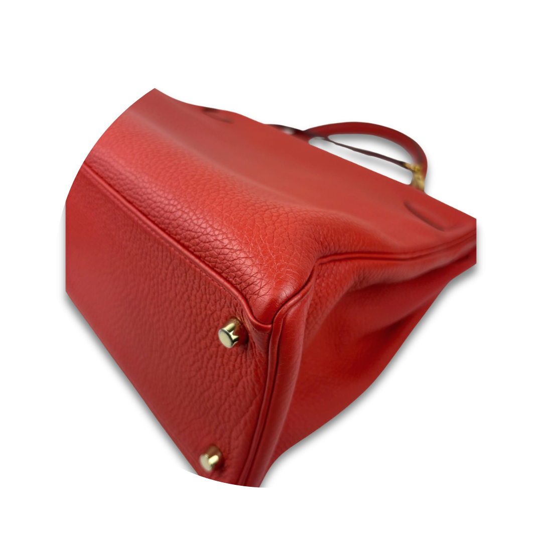 Hermès Togo Retourne Kelly 35 Red