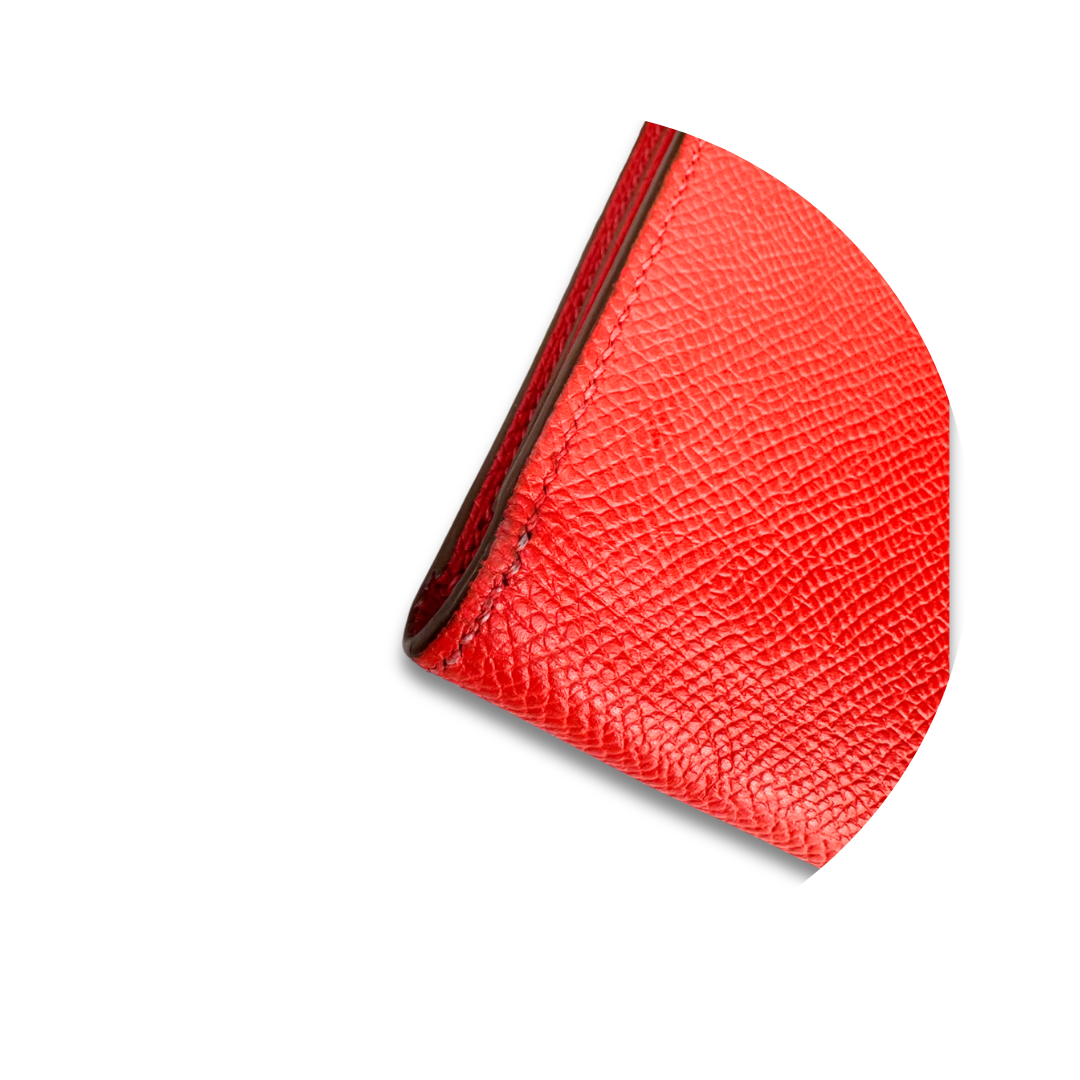 Hermès Epsom Rose Jaipur Bearn Wallet