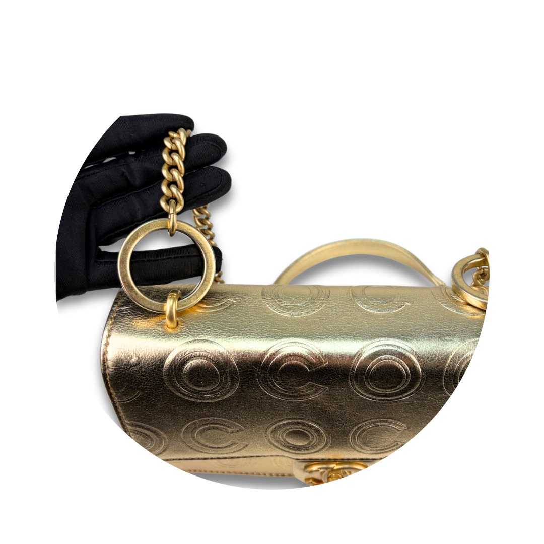 Chanel Metallic Cocallover Small Flap Bag