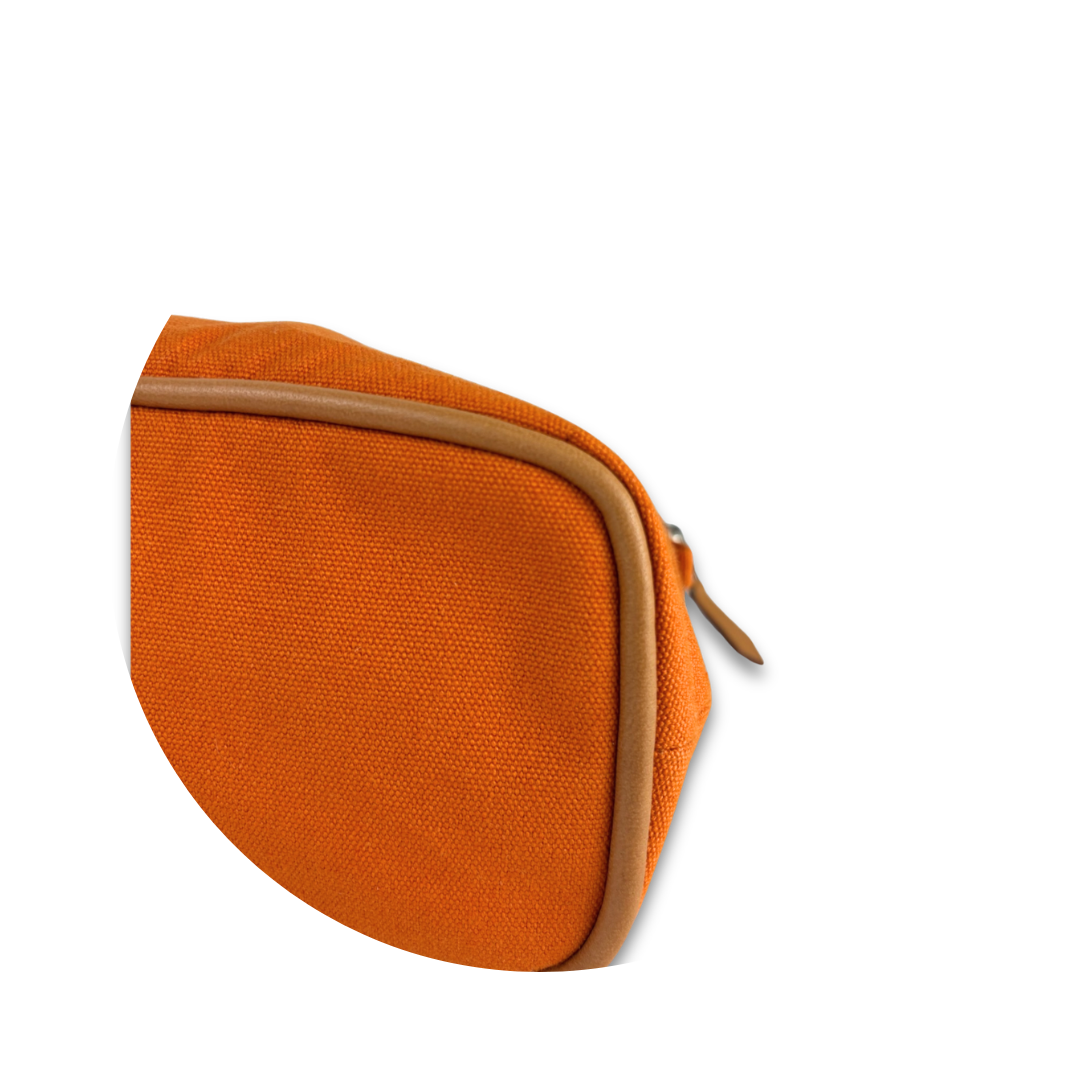 Hermès Orange Toile Bolide Case