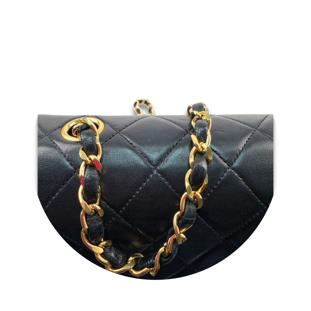 Chanel Classic Black Small Square Single Flap