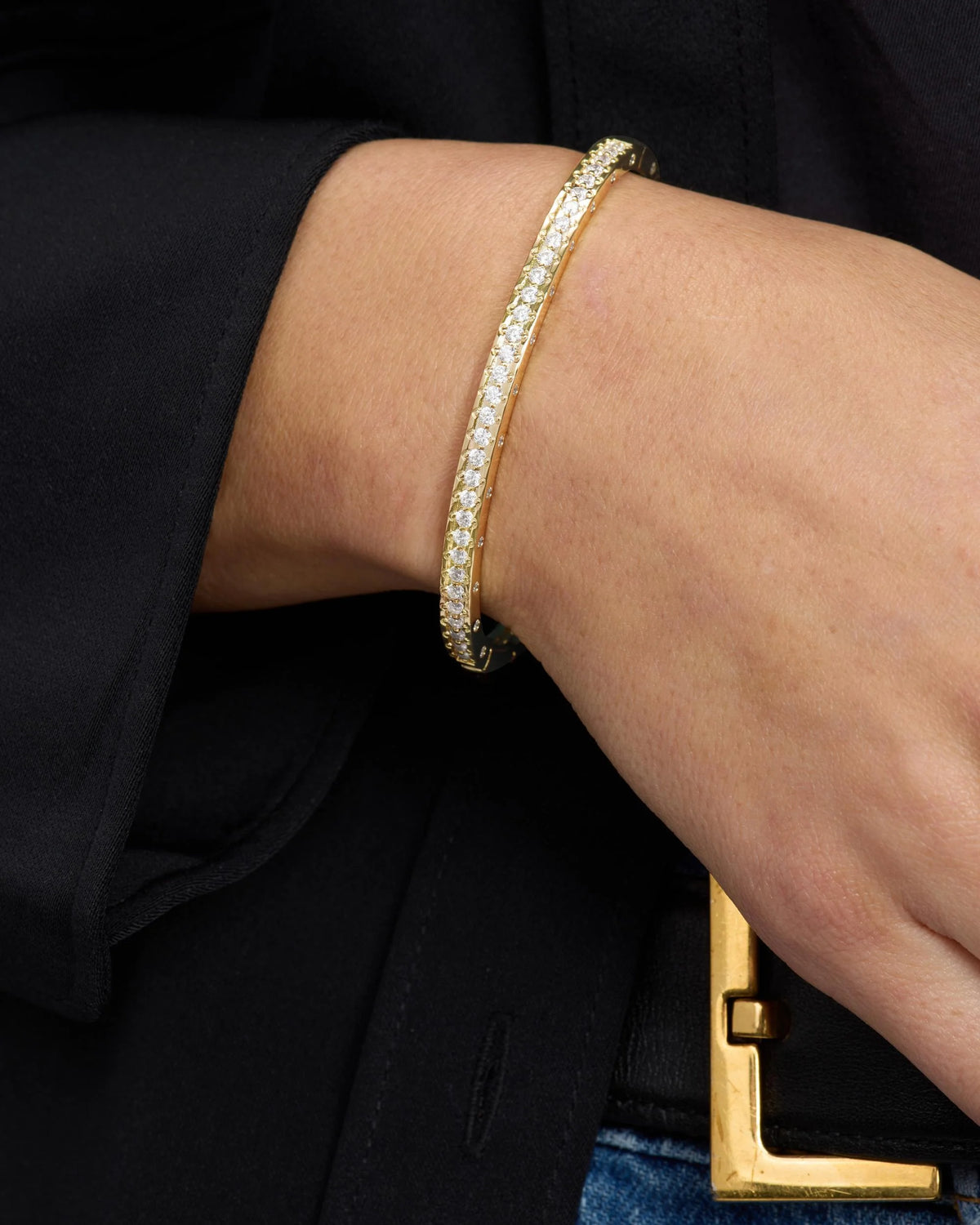 Melinda Maria 4mm Ashley Pavé Cuff
