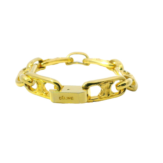 Celine Vintage Oversized Link Bracelet