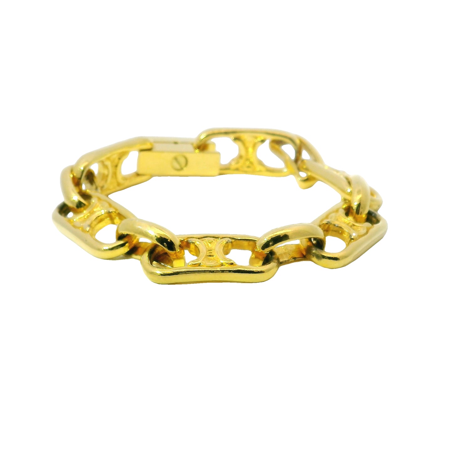 Celine Vintage Oversized Link Bracelet