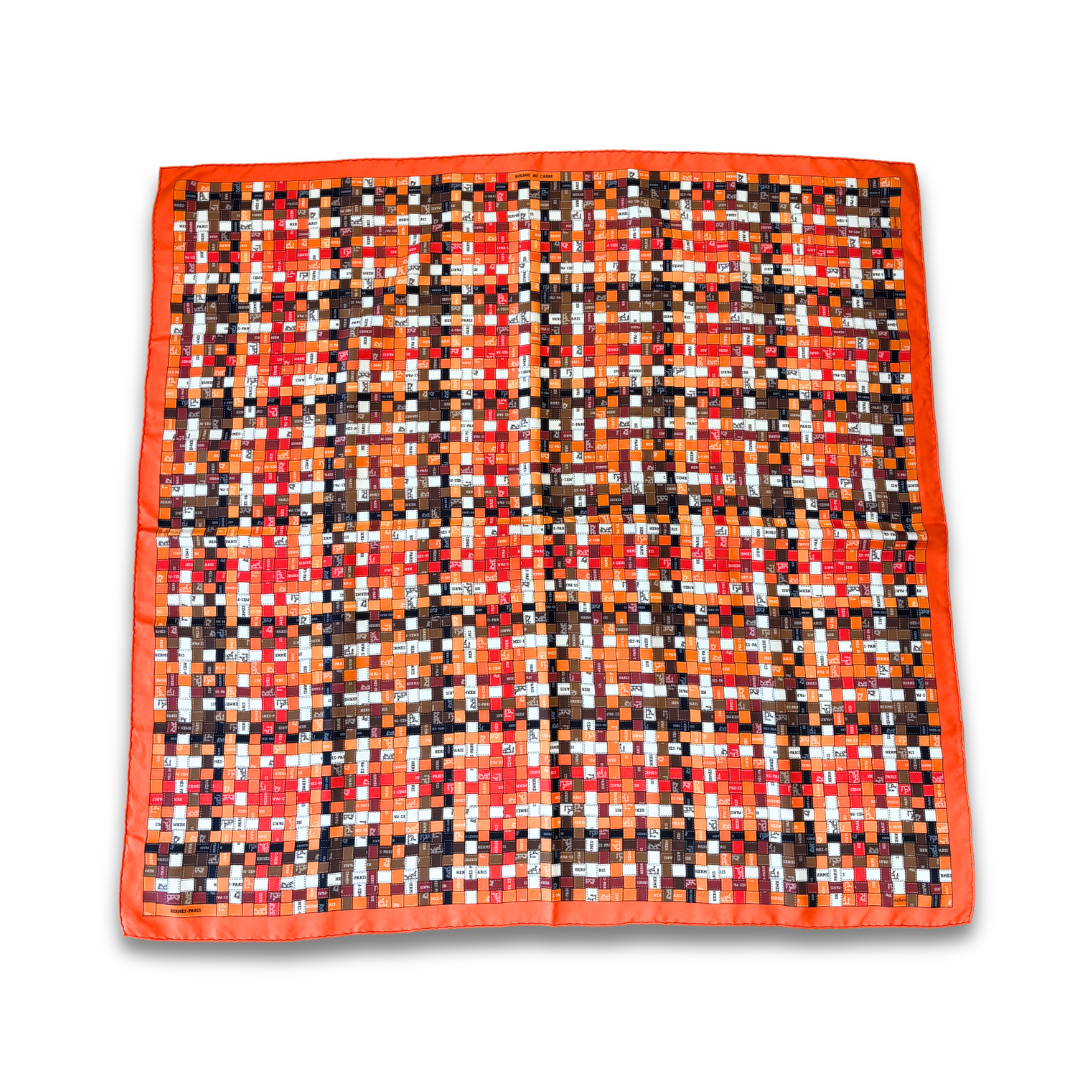 Hermès 'Bolduc Au Carre' Silk Scarf 90