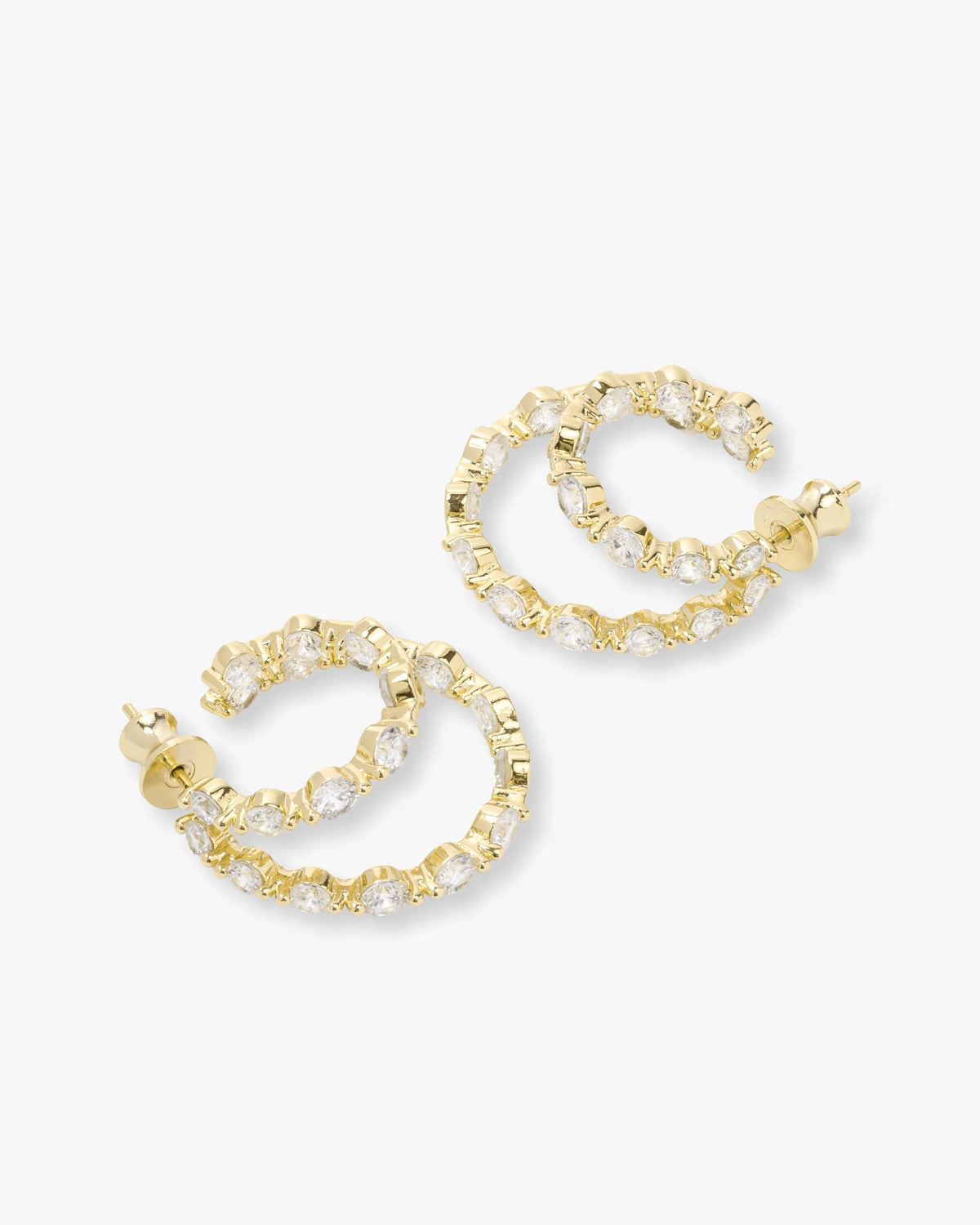 Melinda Maria She's an Icon Double Hoops
