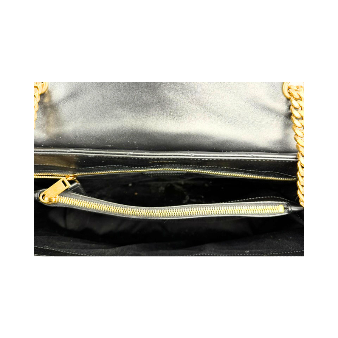 YSL Large Loulou Black Shoulder Bag