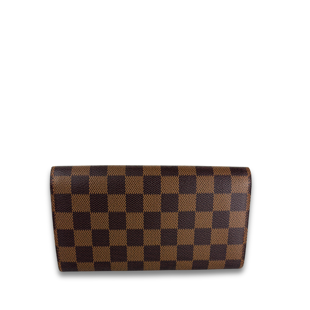 Louis Vuitton Damier Ebene Sarah Wallet