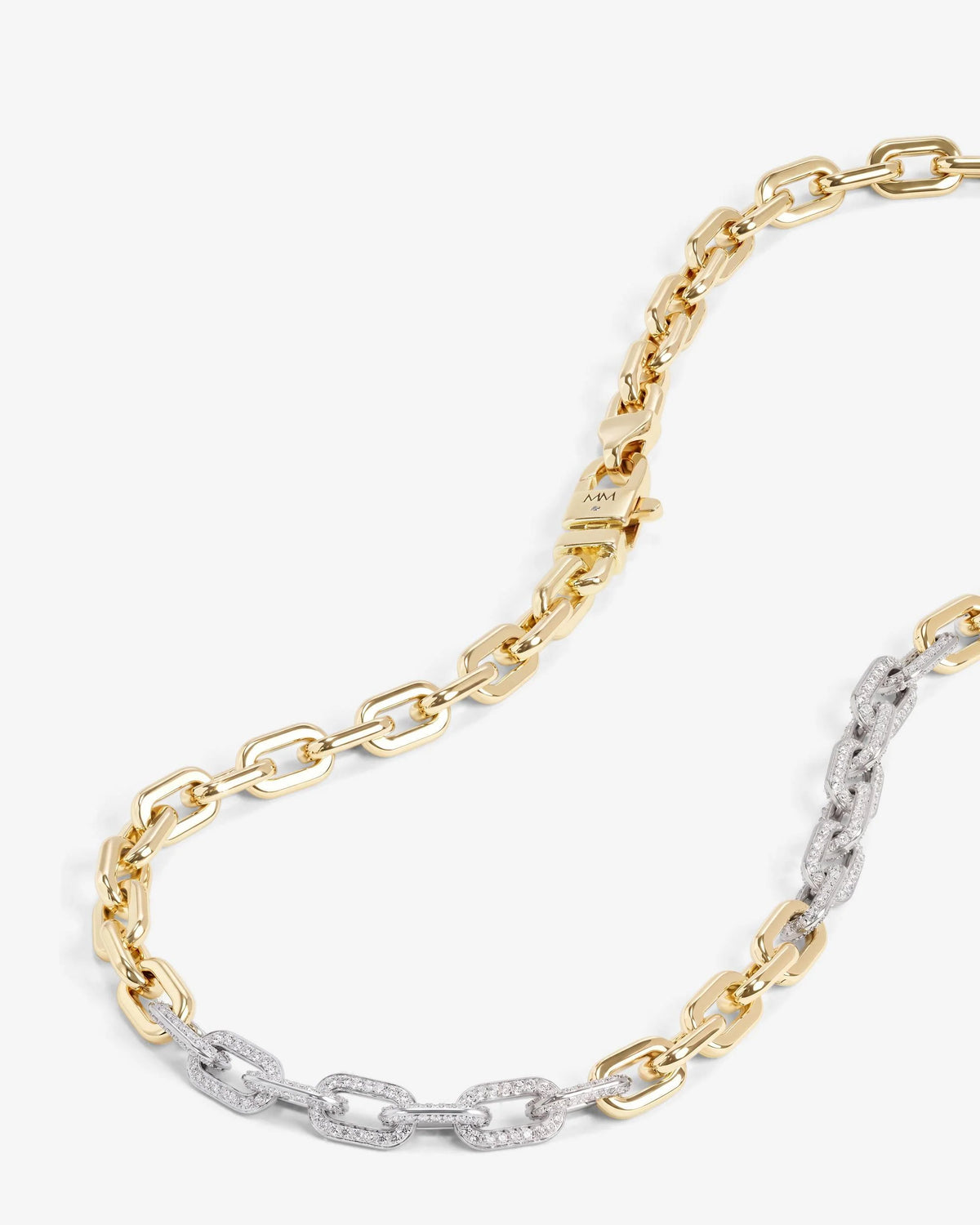 Melinda Maria Micro Frankie Pavé Chain Necklace