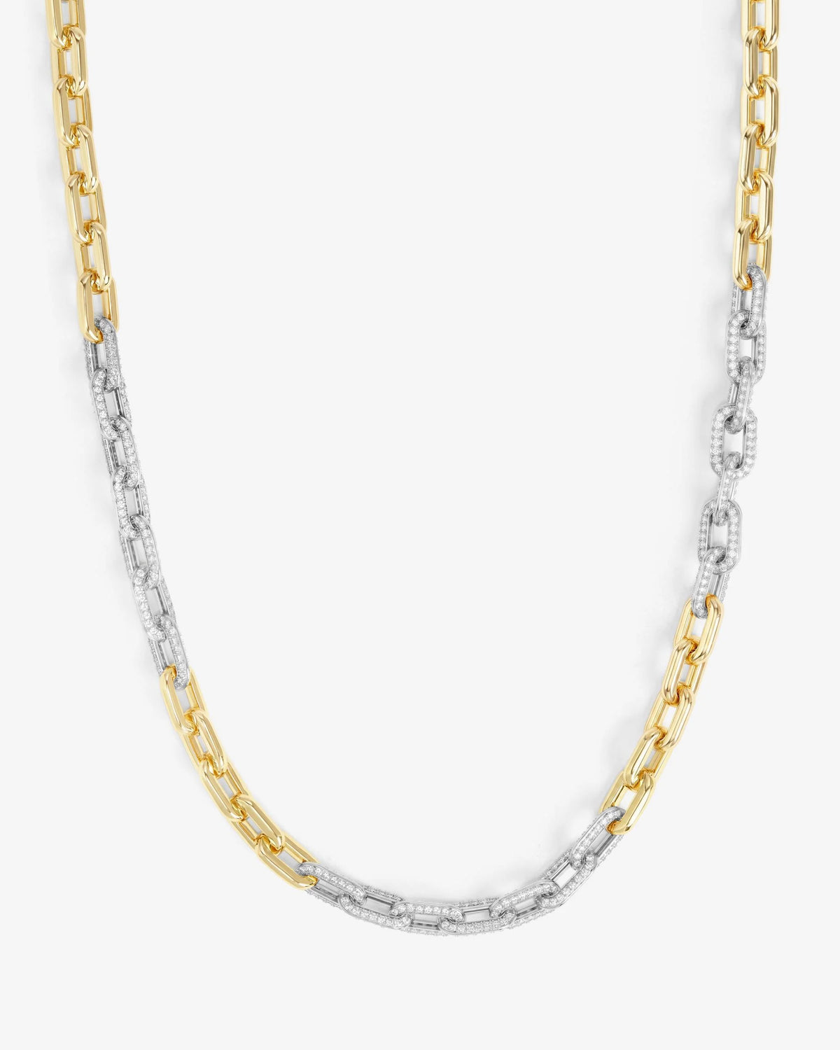 Melinda Maria Micro Frankie Pavé Chain Necklace