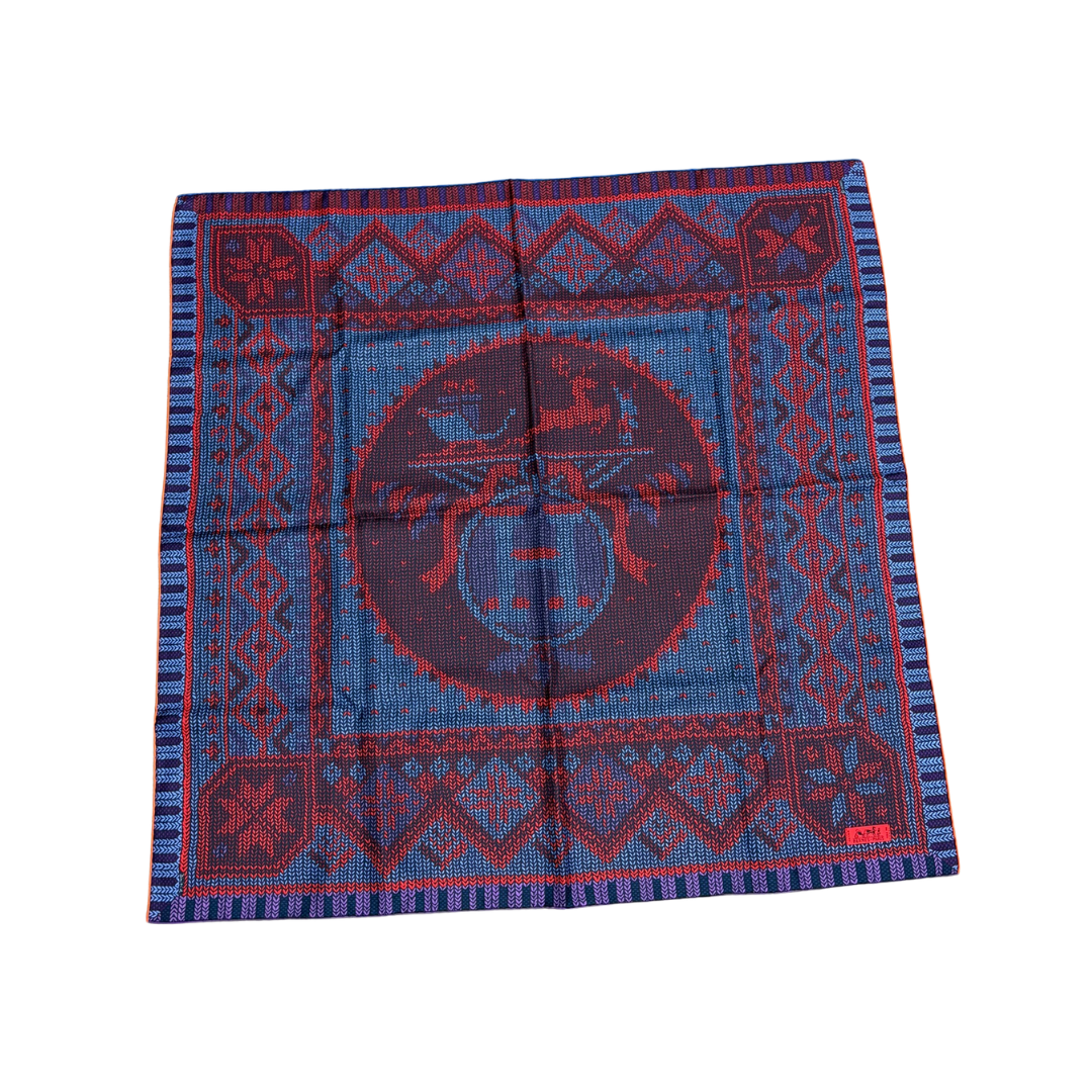 Hermès "Au Coin du Feu" Silk Scarf 90