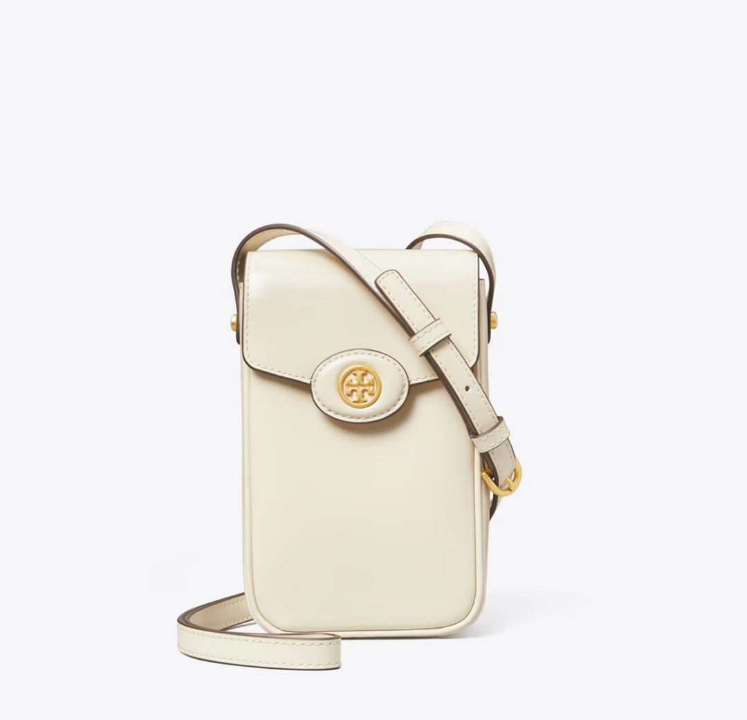 Tory Burch Robinson Spazzolato Phone Crossbody | Lola Saratoga Tory Burch Robinson Spazzolato Phone Crossbody | Lola Saratoga
