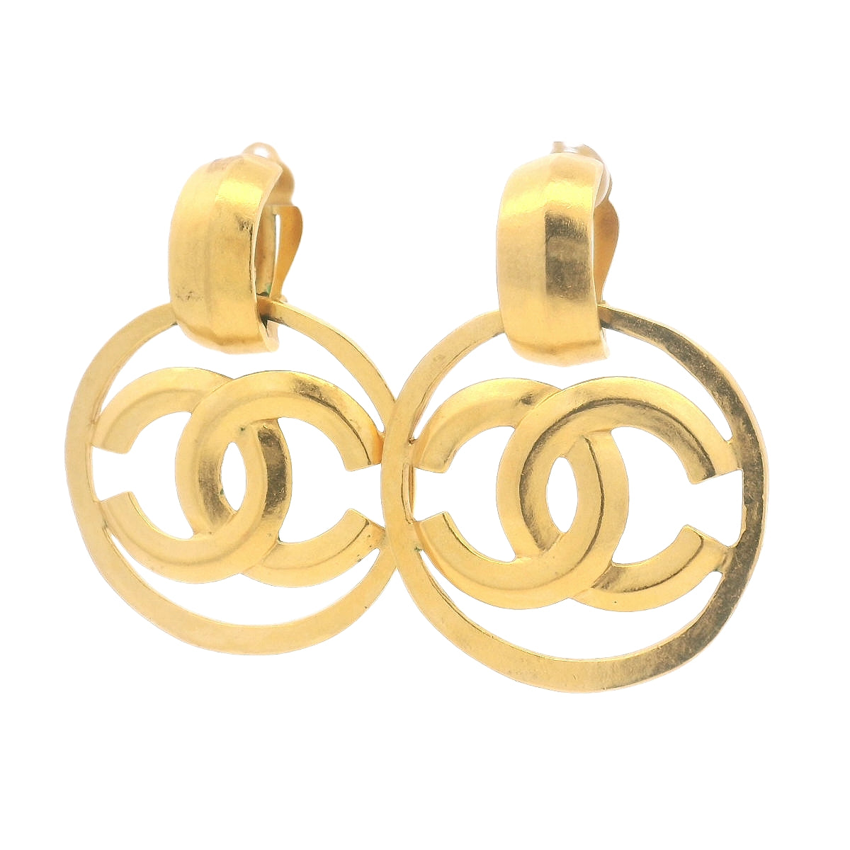 Chanel Door Knocker Clip-On Earrings