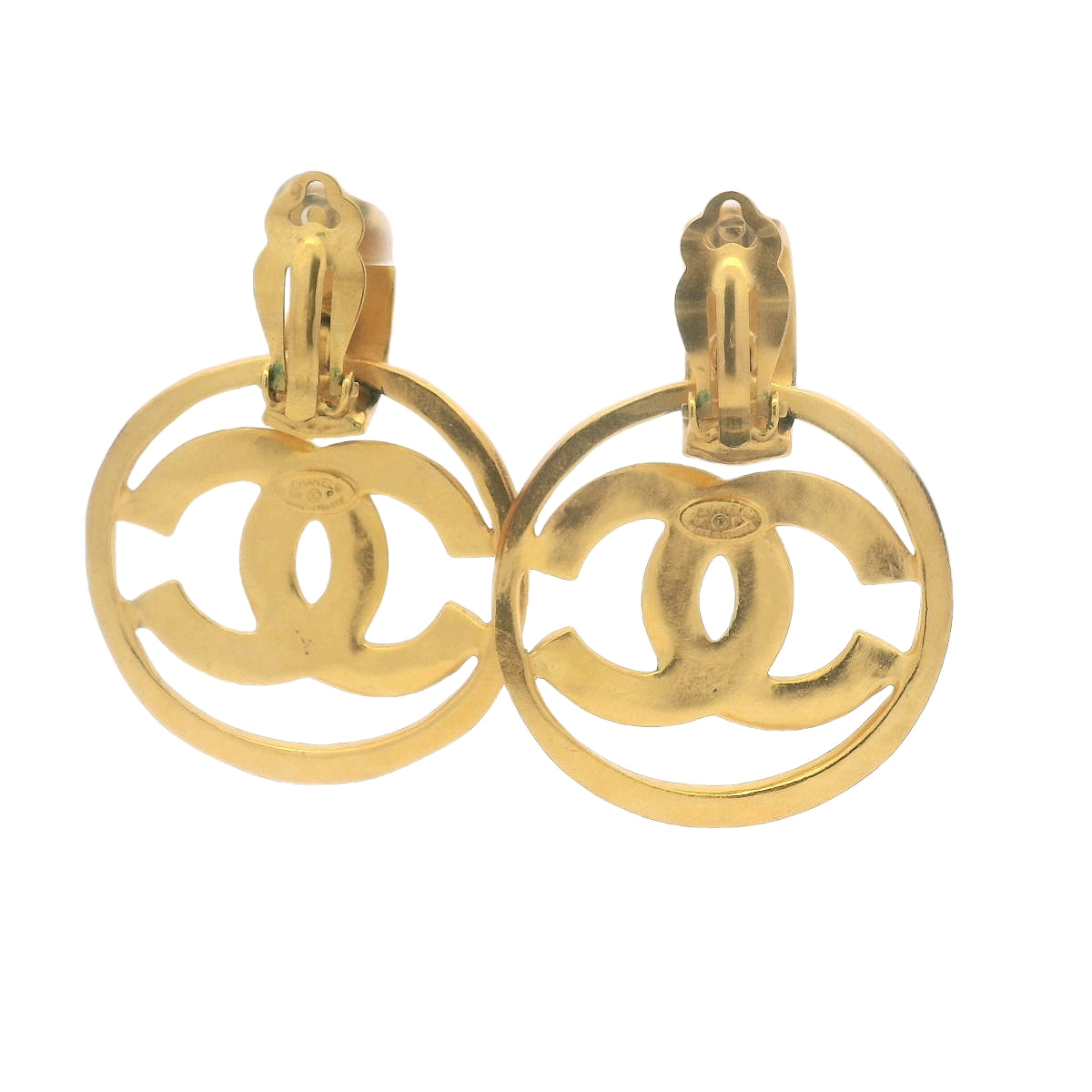 Chanel Door Knocker Clip-On Earrings