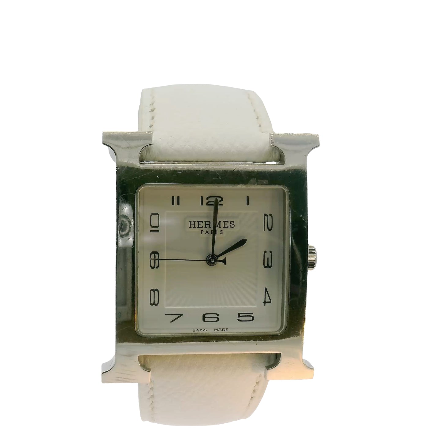 Hermès 30mm Heure H Rhodium Watch