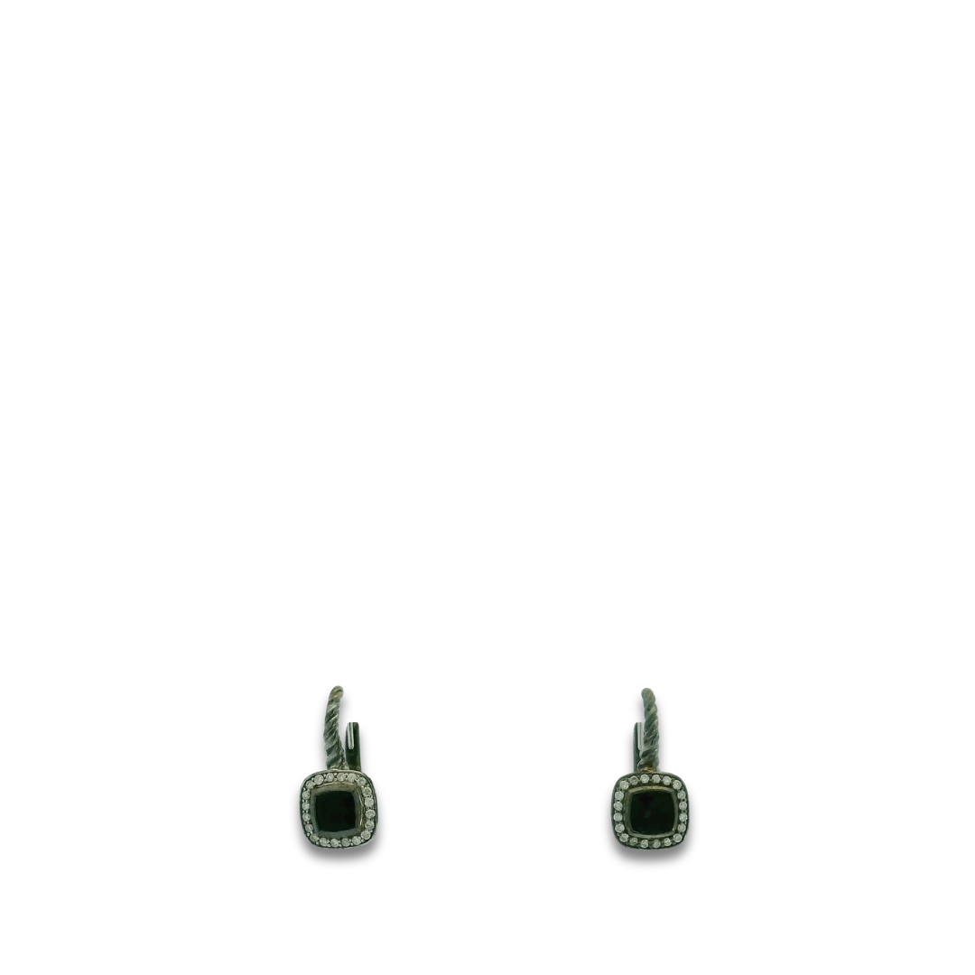David Yurman Petit Albion Earrings - Black Onyx