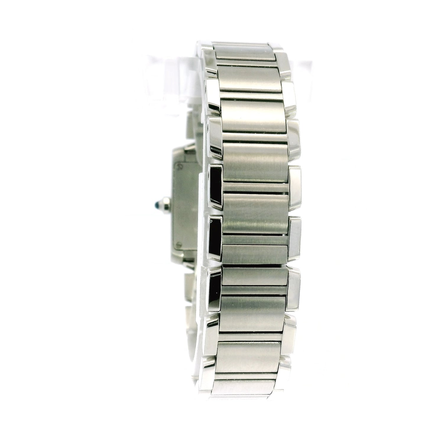 Cartier 20mm Stainless Steel Tank Française Watch
