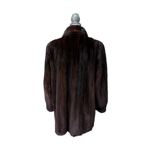 Thigh Length Mink Coat