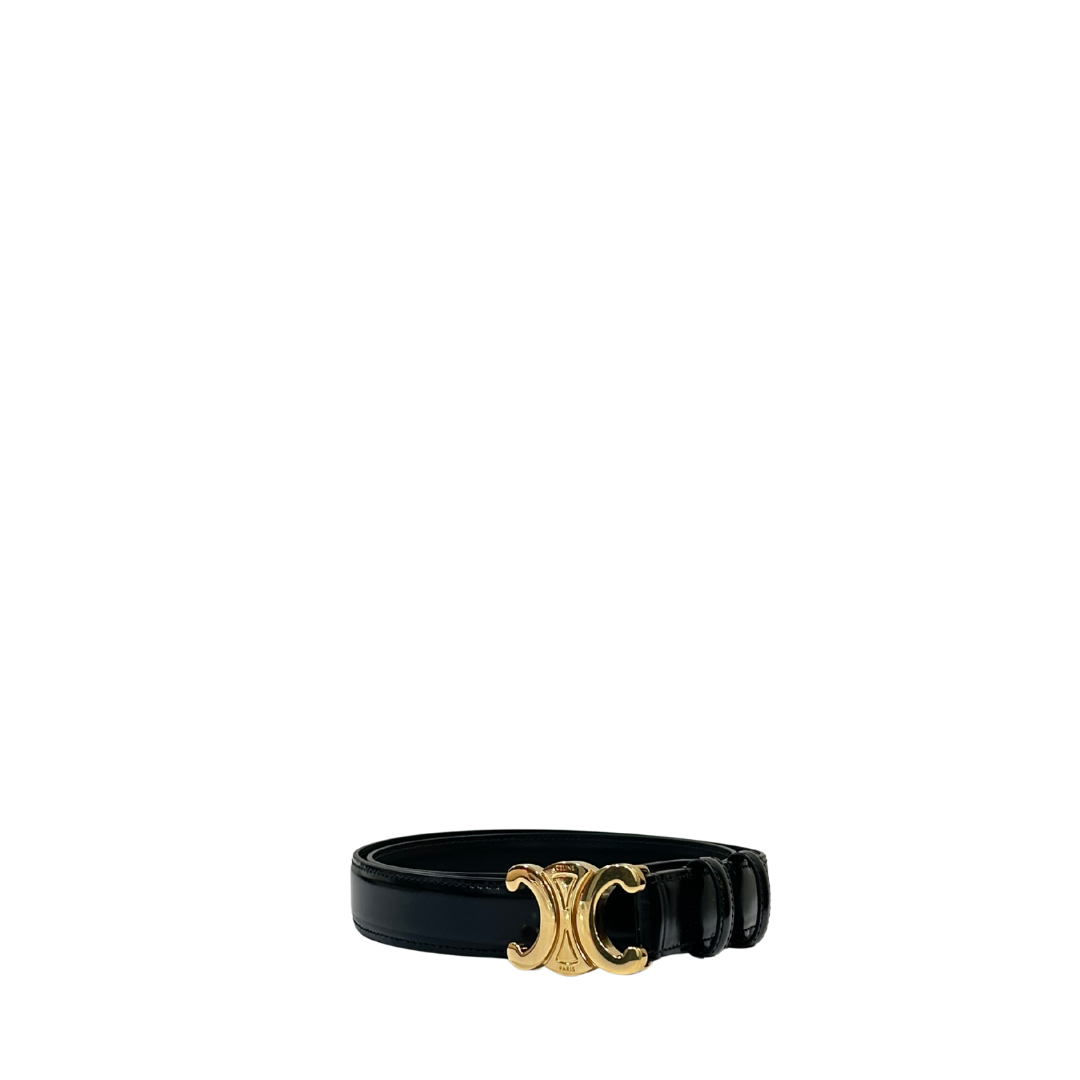 Celine Small Triomphe Taurillon Belt