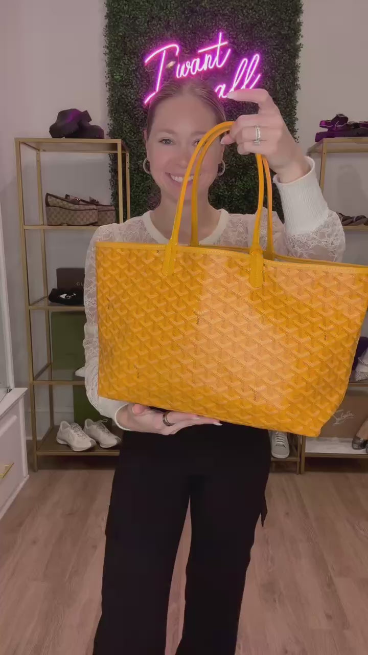 Goyard Yellow Saint Louis PM Tote | Lola Saratoga
