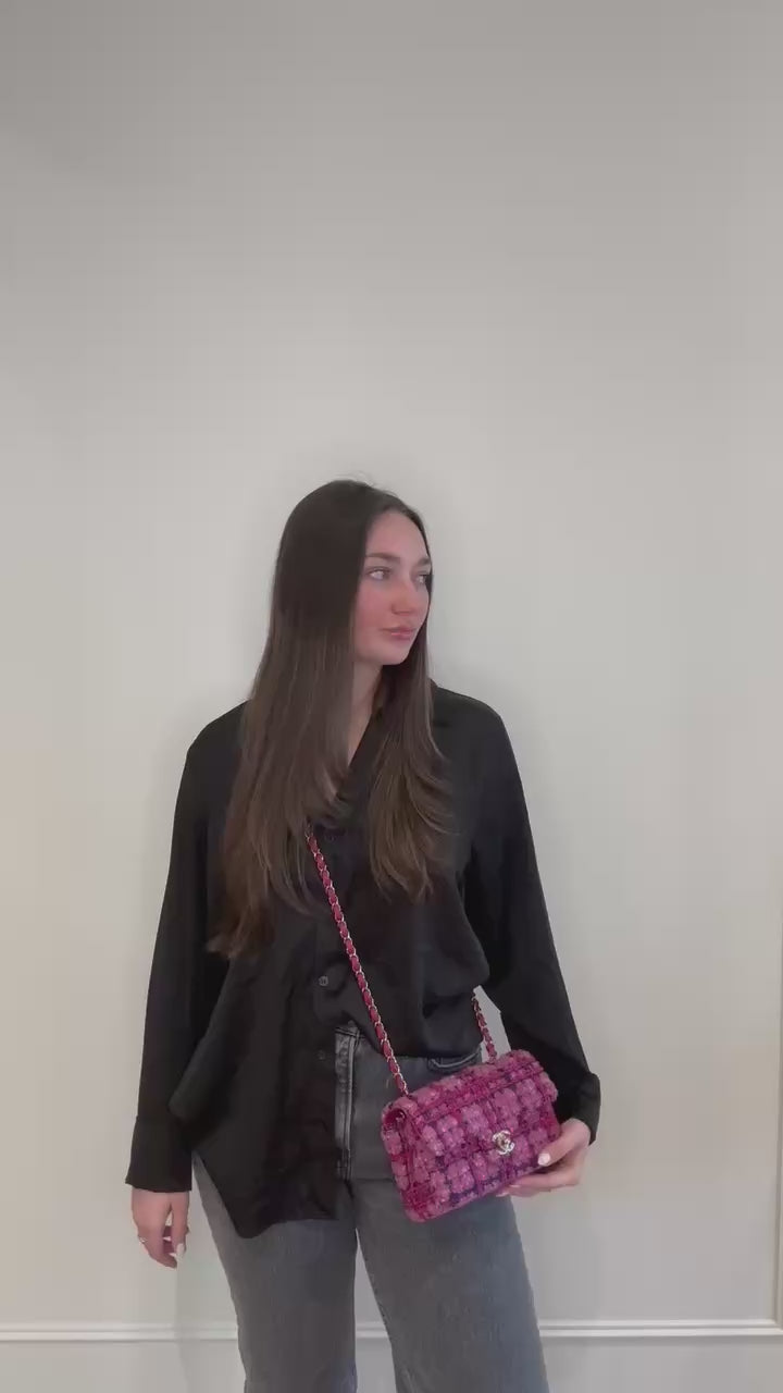 Chanel Tweed Mini Flap Bag | Lola Saratoga